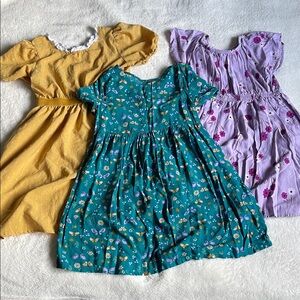 Floral and Butterfly Kids Dress Set